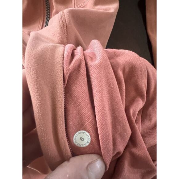 Lululemon Every Journey II Hoodie Sz 10 Jacket Rustic Coral W3DB5S Nulu - Picture 2 of 3